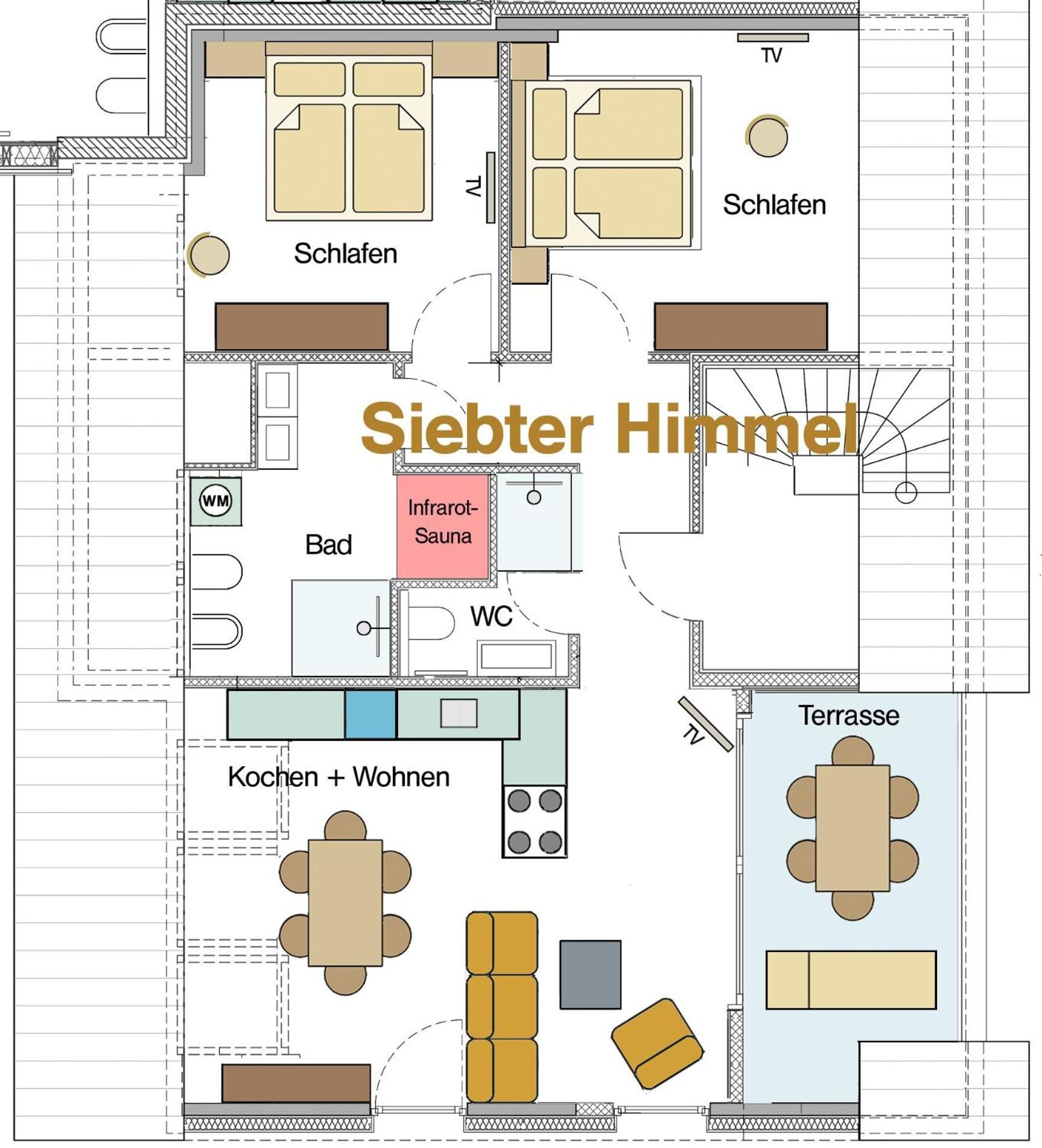 Heaven House Penthousewohnung Siebter Himmel *